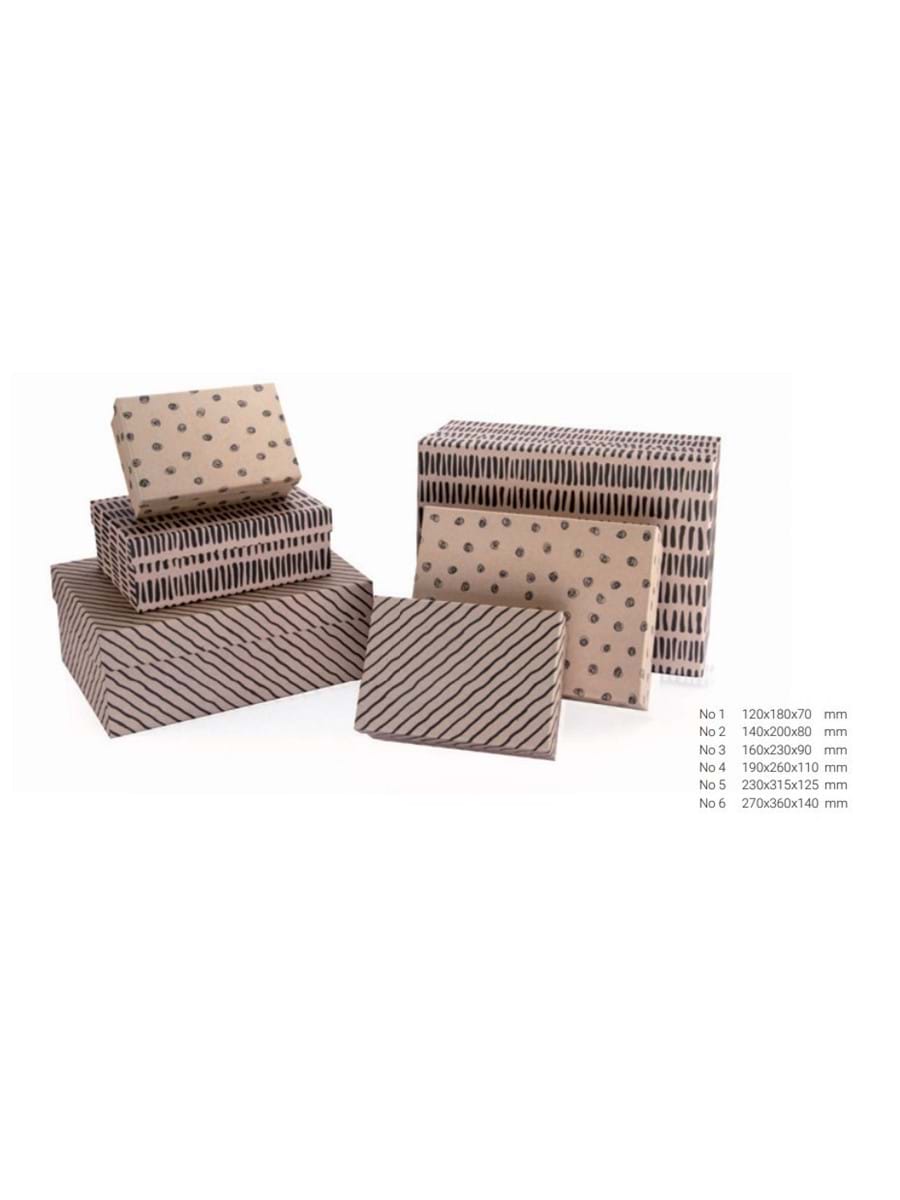 Gıpta Crafty Black Dikdörtgen Hediye Kutusu Bx0134 NO:1