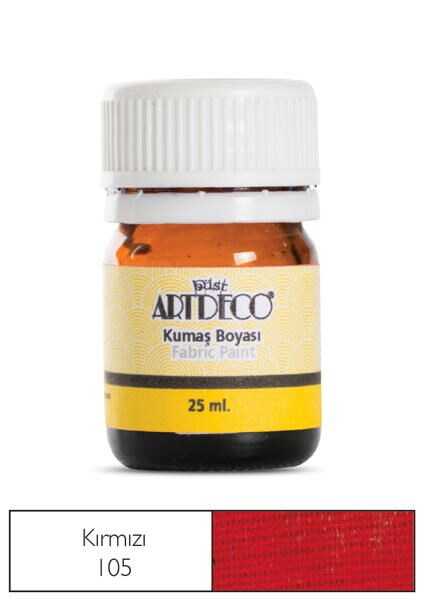 ARTDECO KUMAŞ BOYASI 25 ML. RED  Y-010A-105