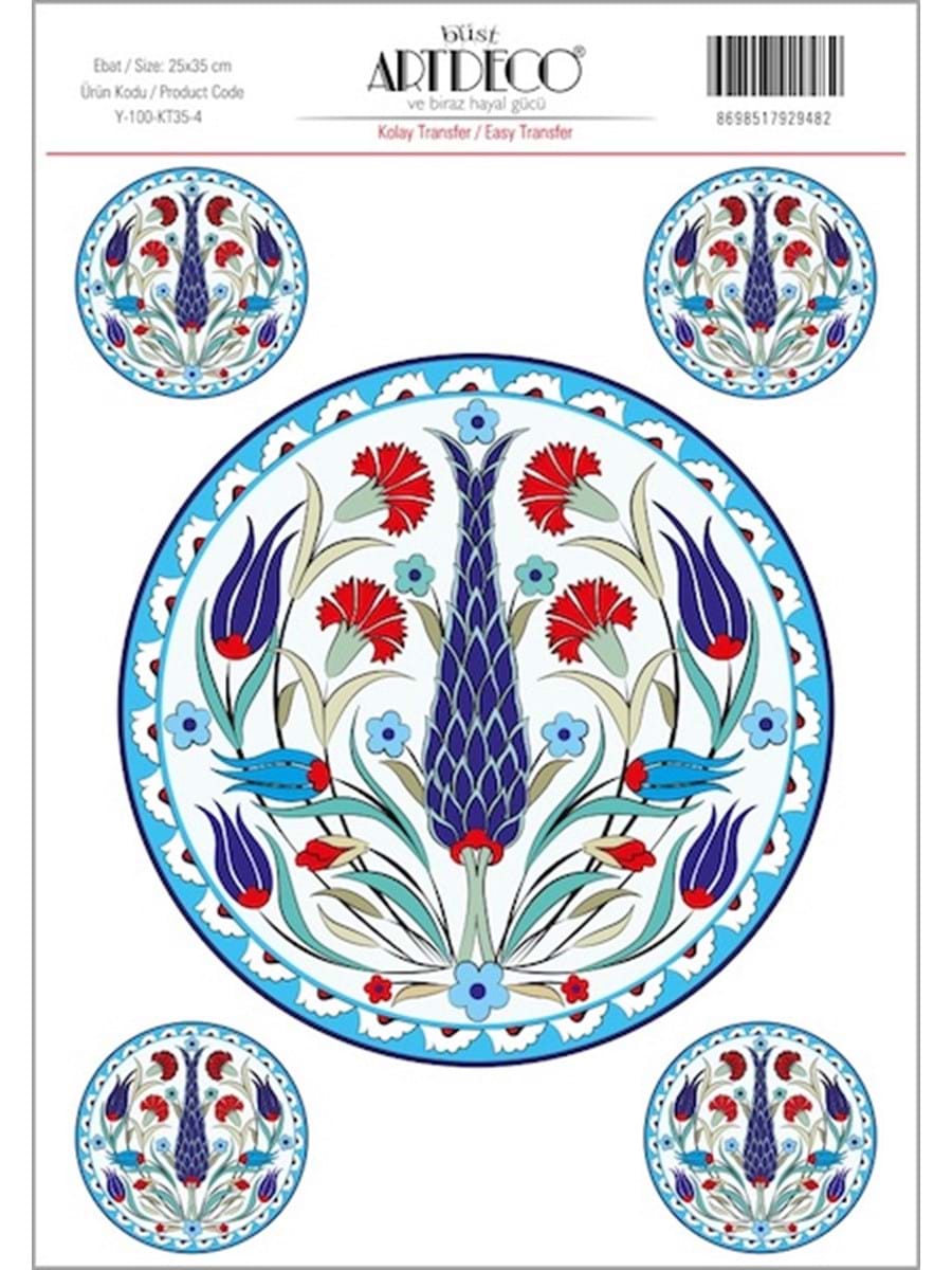 ARTDECO KOLAY TRANSFER 35X50CM DESEN NO:4