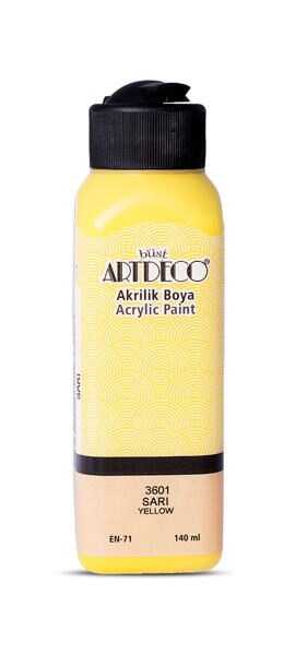 ARTDECO AKRİLİK BOYA 140 ML. SARI