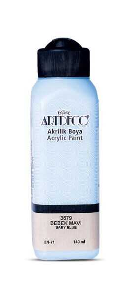 ARTDECO AKRİLİK BOYA 140 ML. BEBEK MAVİ