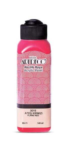 ARTDECO AKRİLİK BOYA 140 ML. ATEŞ KIRMIZI