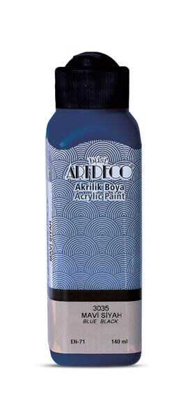 ARTDECO AKRİLİK BOYA 140 ML. MAVİ SİYAH