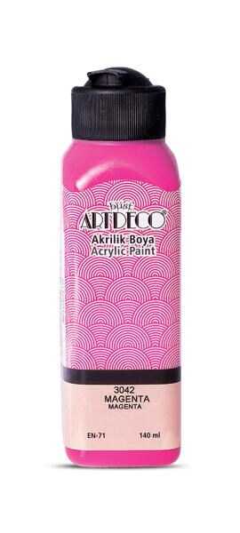 ARTDECO AKRİLİK BOYA 140 ML. MAGENTA