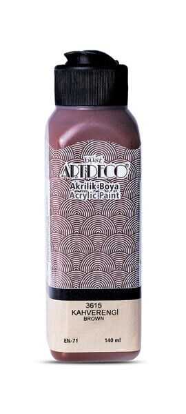 ARTDECO AKRİLİK BOYA 140 ML. KAHVERENGİ 3615