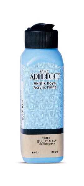 ARTDECO AKRİLİK BOYA 140 ML. BULUT MAVİ