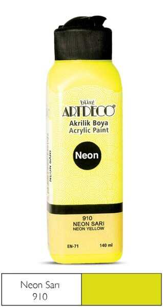 ARTDECO AKRİLİK BOYA 140 ML. NEON SARI