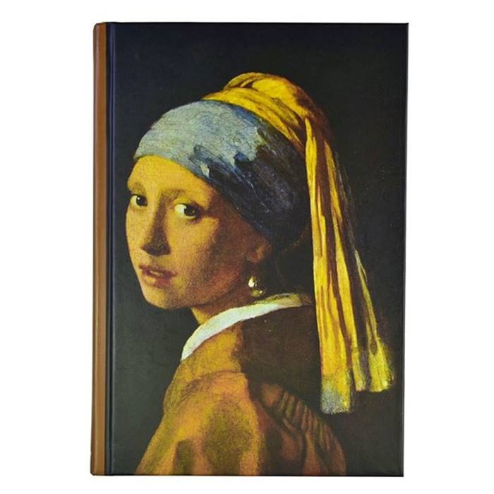 DEFFTER ART OF WORLD / WERMEER SERT KAPAK A5 ÇİZGİLİ DEFTER 96 YP