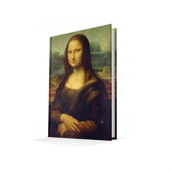 DEFFTER ART OF WORD/ DA VINCI 14X20 MONALISA SERT KAPAK ÇİZGİLİ DEFTER 96 YP