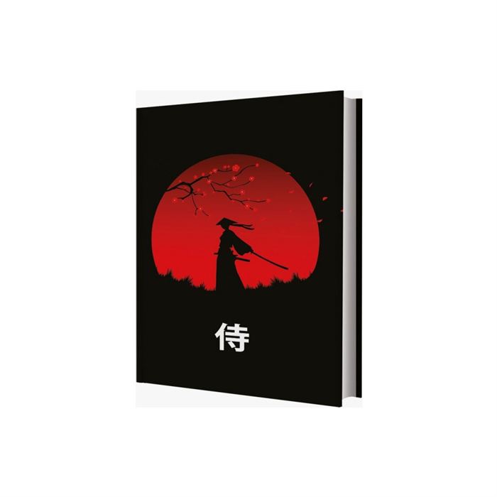 DEFFTER JAPANESE/ SAMURAY SERT KAPAK A5 ÇİZGİSİZ DEFTER 96 YP
