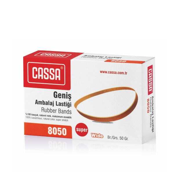 CASSA AMBALAJ LASTİĞİ %100 KAUÇUK 50 GR.GENİŞ