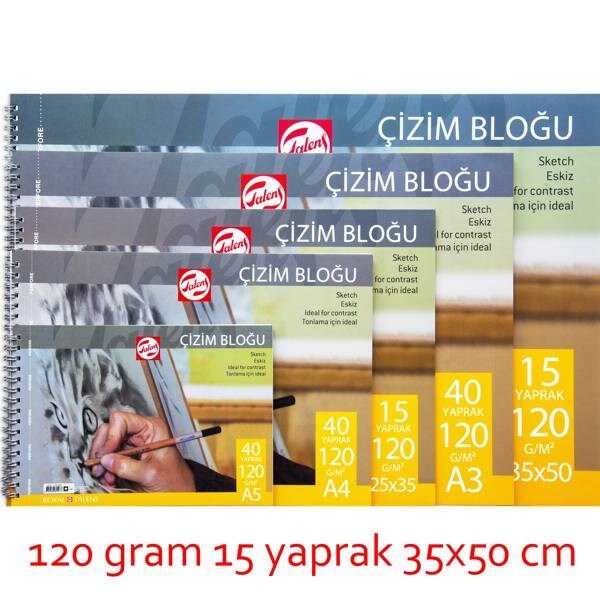 TALENS ÇİZİM BLOK 35x50 15YP 120GR SPR
