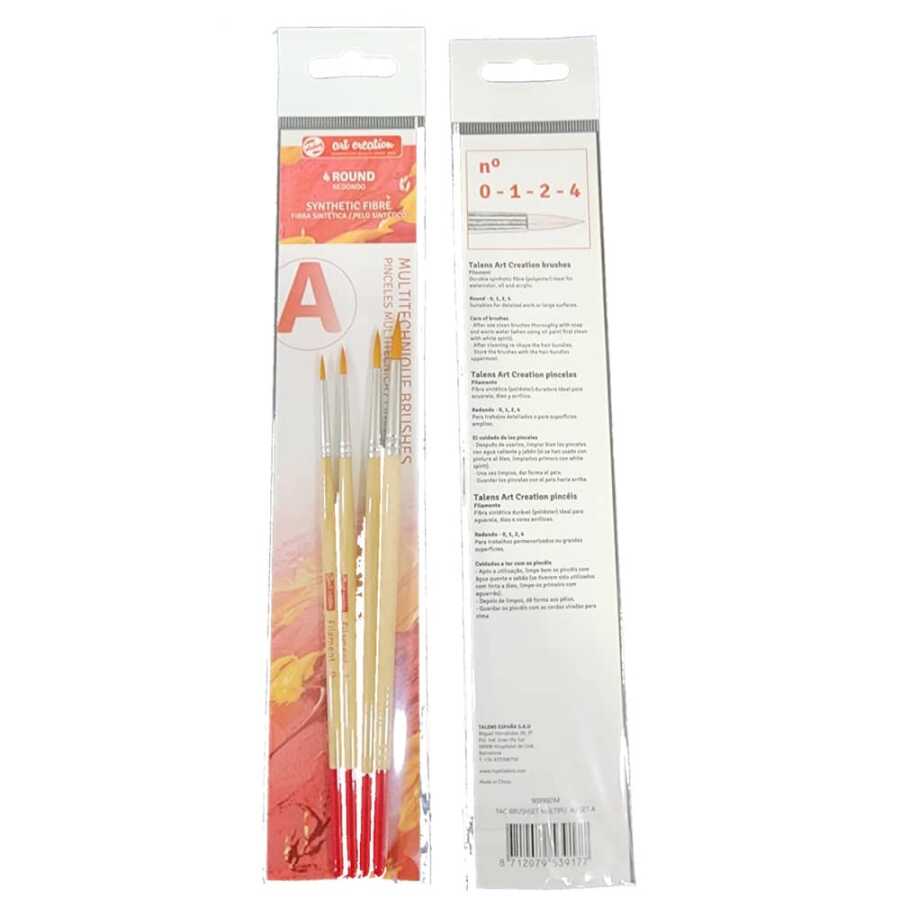 Talens Art Creation Multi Teknik Fırça Seti 4'lü Set A 9099001M