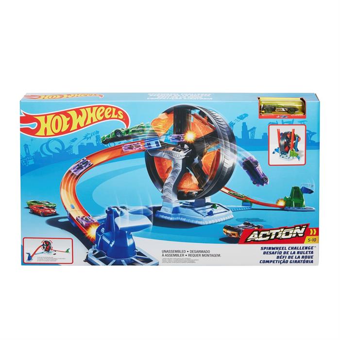HOT WHEELS MTL-GJM77 DÖNEN TEKERLEK MACERASI YARIŞ SETİ