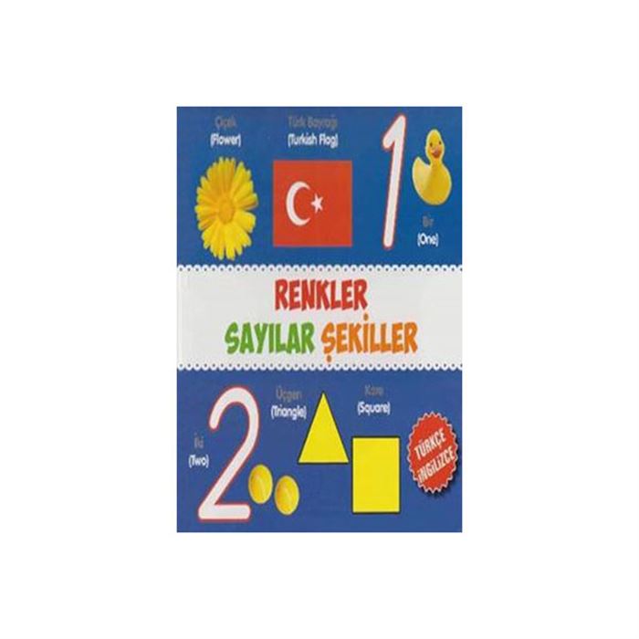RENKLER-SAYILAR-ŞEKİLLER TÜRKÇE-İNGİLİZCE