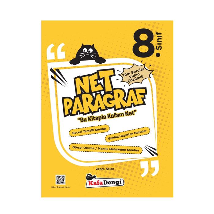 KAFADENGİ 8. SINIF  NET PARAGRAF SORU BANKASI