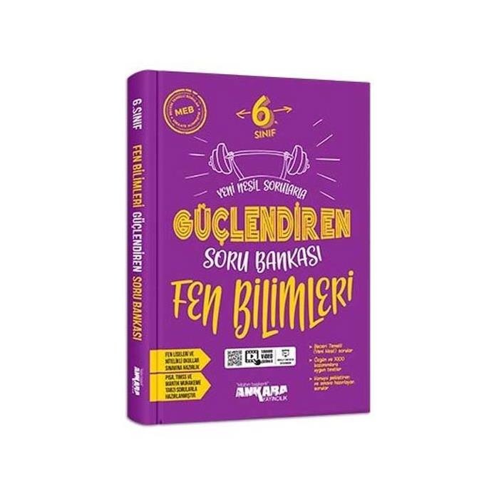 ANKARA YAYINLARI 6. SINIF FEN BİLİMLERİ GÜÇLENDİREN SORU BANKASI