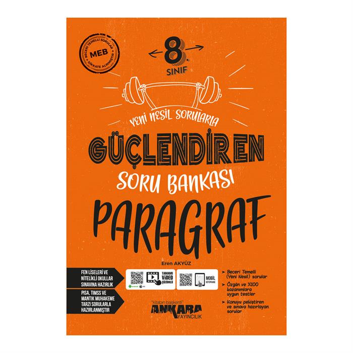 ANKARA YAYINLARI 8. SINIF GÜÇLENDİREN DİN KÜLTÜRÜ VE AHLAK BİLGİSİ 20 Lİ DENEME