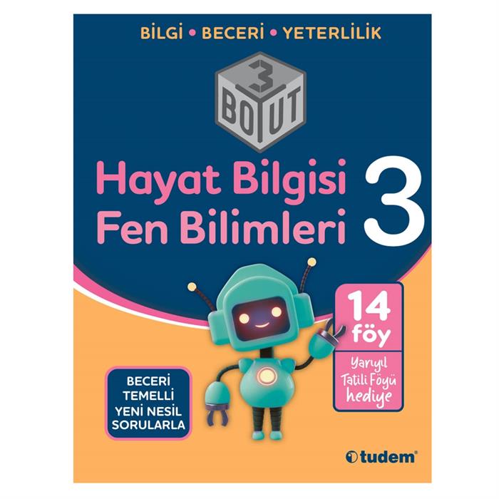 TUDEM 3.SINIF HAYAT BİLGİSİ+ FEN BİLİMLERİ 3 BOYUT