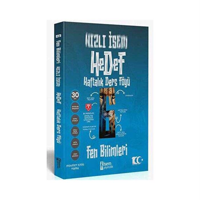 2024 Hızlı İsem Hedef 6. Sınıf Fen Bilimleri Haftalık Ders Föyü
