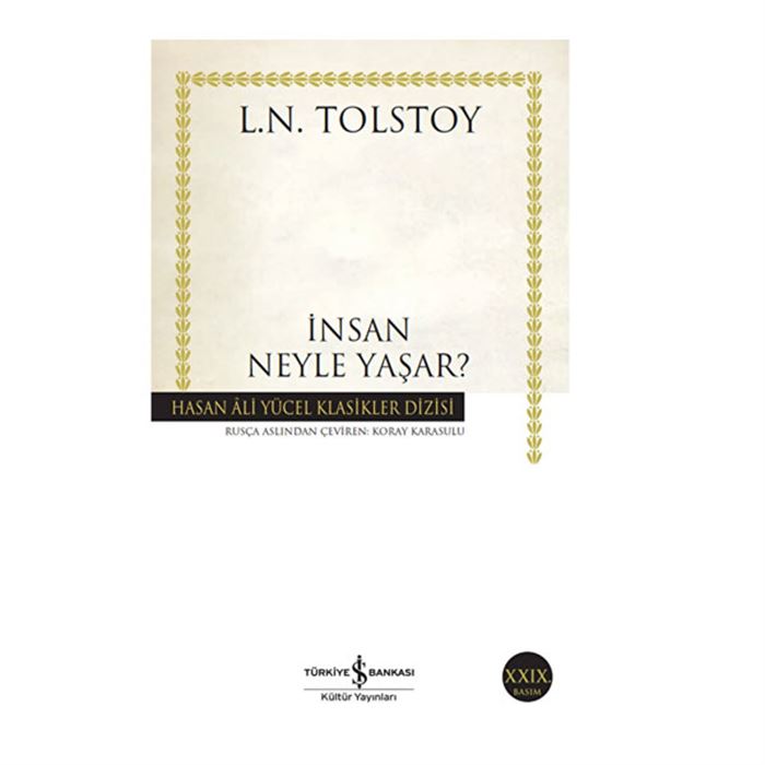 İNSAN NEYLE YAŞAR (K.KAPAK)