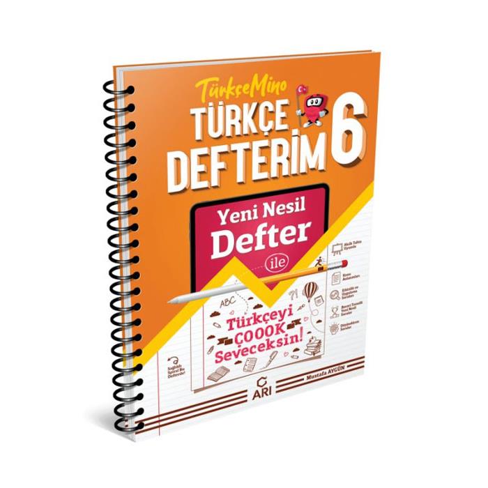 ARI 6. SINIF TÜRKÇEMİNO TÜRKÇE DEFTERİM
