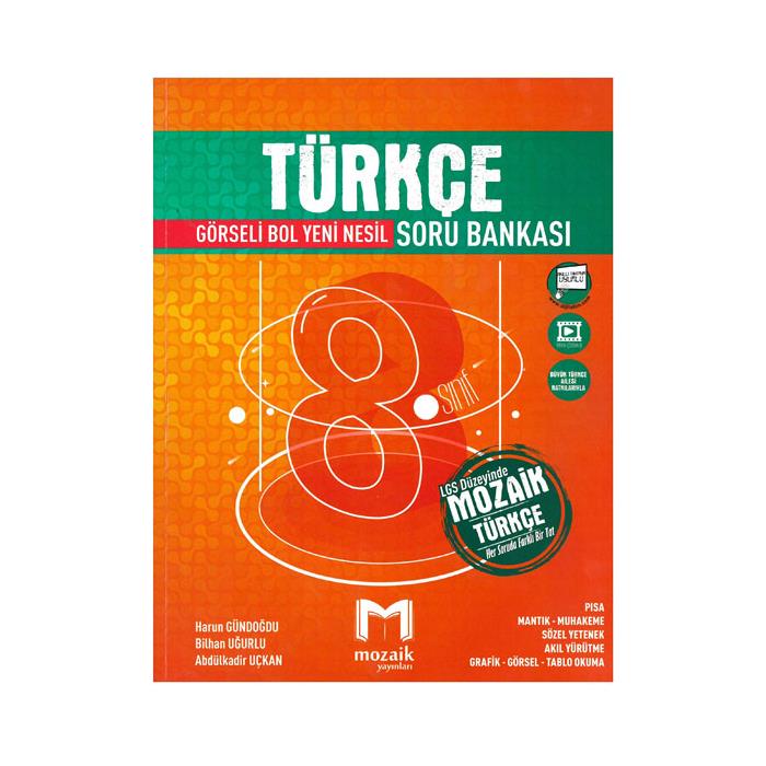 MOZAİK YAYINLARI 8. SINIF  TÜRKÇE  SORU BANKASI