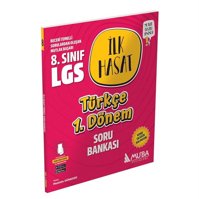MUBA 8. Sınıf 1. Dönem Türkçe İlk Hasat Soru Bankası