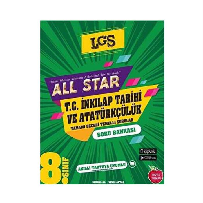 NEWTON 8. SINIF ALL STAR T.C. İNKLAP TARİHİ VE ATATÜRKÇÜLÜK SORU BANKASI