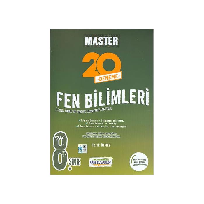 OKYANUS 8.SINIF MASTER FEN BİLİMLERİ 20'Lİ DENEME