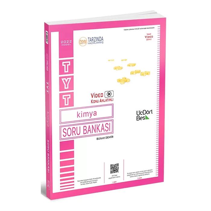 ÜÇDÖRTBEŞ TYT KİMYA SORU BANKASI