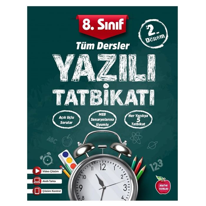 Newton Yayınları  8.Sınıf Yazılı Tatbikatı 2.Dönem Tüm Dersler