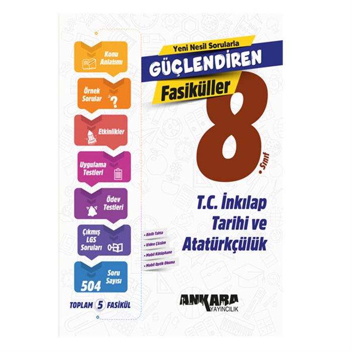 Ankara Yayıncılık 8. Sınıf T.C. İnkılap Tarihi ve Atatürkçülük ...
