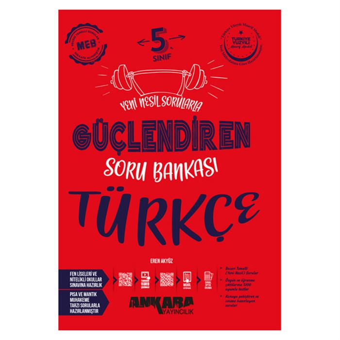Ankara Yayıncılık 5. Sınıf Türkçe Güçlendiren Soru Bankası