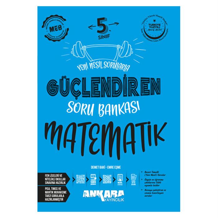 Ankara Yayıncılık 5. Sınıf Güçlendiren Matematik Soru Bankası