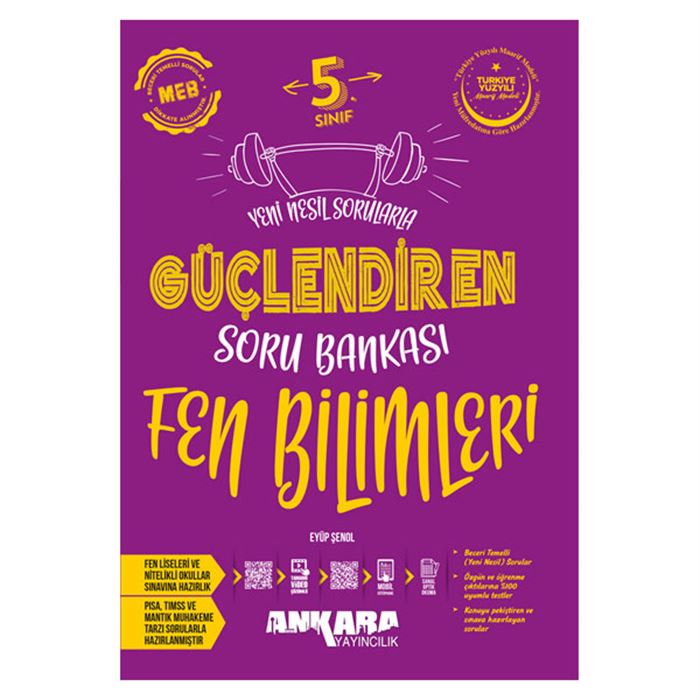 Ankara Yayıncılık 5. Sınıf Güçlendiren Fen Bilimleri Soru Bankası