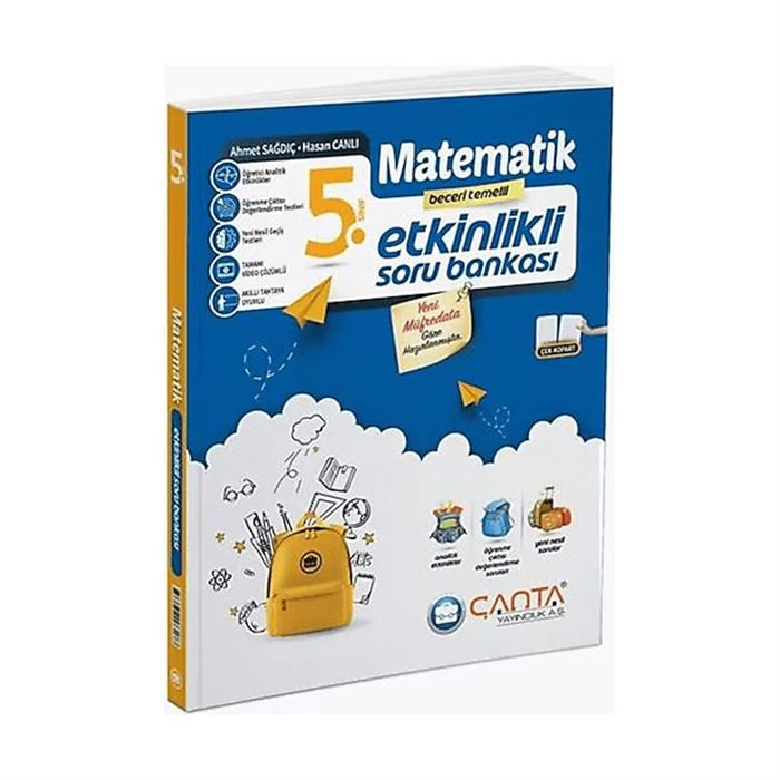 Çanta 5. Sınıf Matematik Etkinlikli Kazanım Soru Bankas