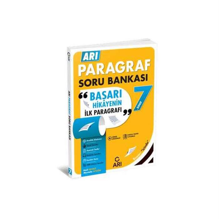 Arı Yayıncılık 7. Sınıf Paragraf Soru Bankası