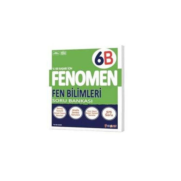 FENOMEN 6.SINIF FEN BİLİMLERİ B SORU BANKASI