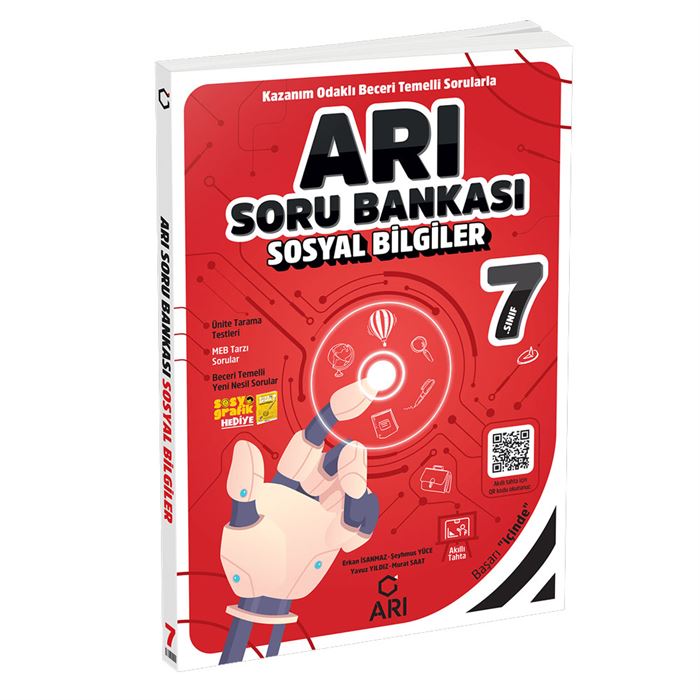 7. Sınıf Sosyal Bilgiler Arı Soru Bankası      + Grafik Kitabı