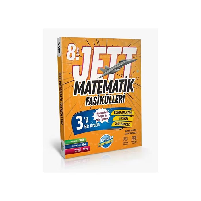 Ünlüler Karması 6. Sınıf Jett Matematik Fasikülleri Kitabı
