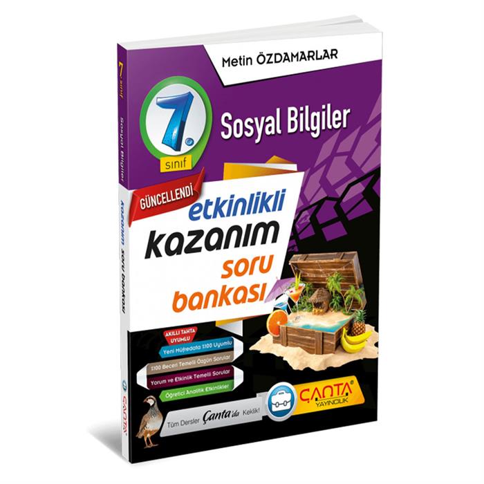 ÇANTA 7. SINIF KAZANIM SOSYAL BILGILER SORU BANKASI 2020