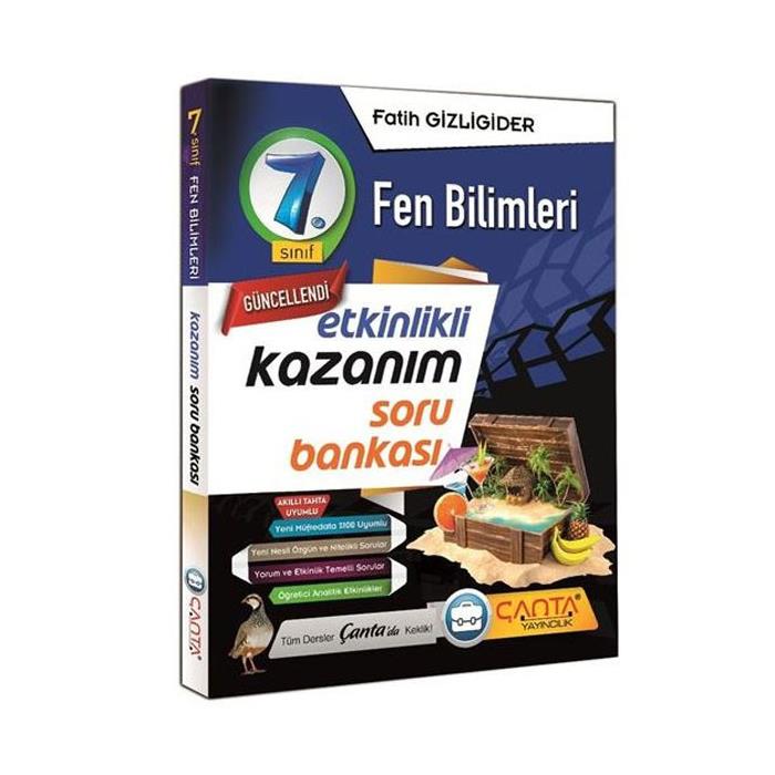 ÇANTA 7. SINIF KAZANIM FEN BİLİMLERİ SORU BANKASI 2020