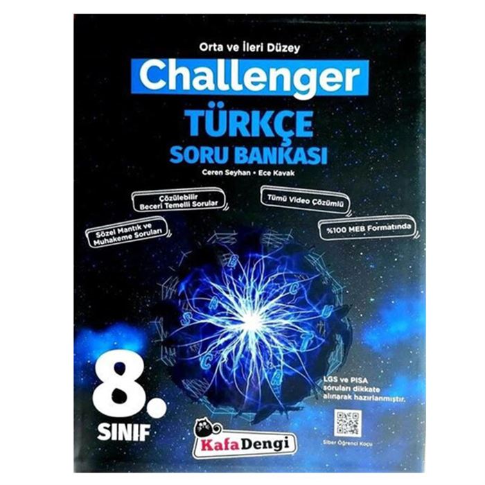 8.Sınıf Challenger Türkçe Soru Bankası (Tümü Video Çözümlü)