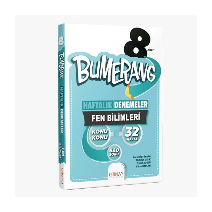 GÜNAY 8. SINIF BUMERANG 32 HAFTALIK FEN BİLİMLERİ DENEMELERİ