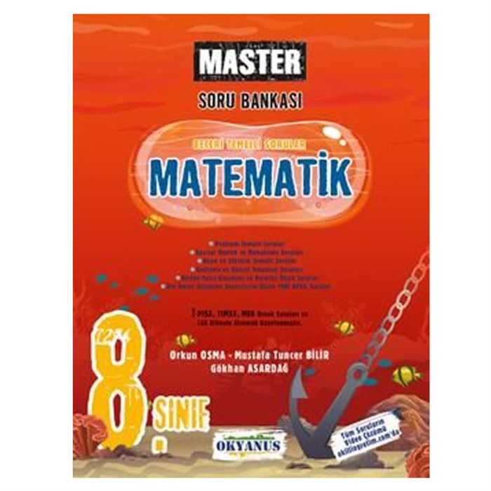 OKYANUS 8. SINIF MATEMATİK MASTER SORU BANKASI