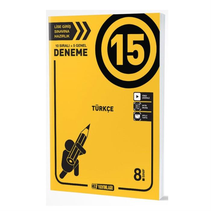 HIZ 8. SINIF TÜRKÇE 15'Lİ DENEME