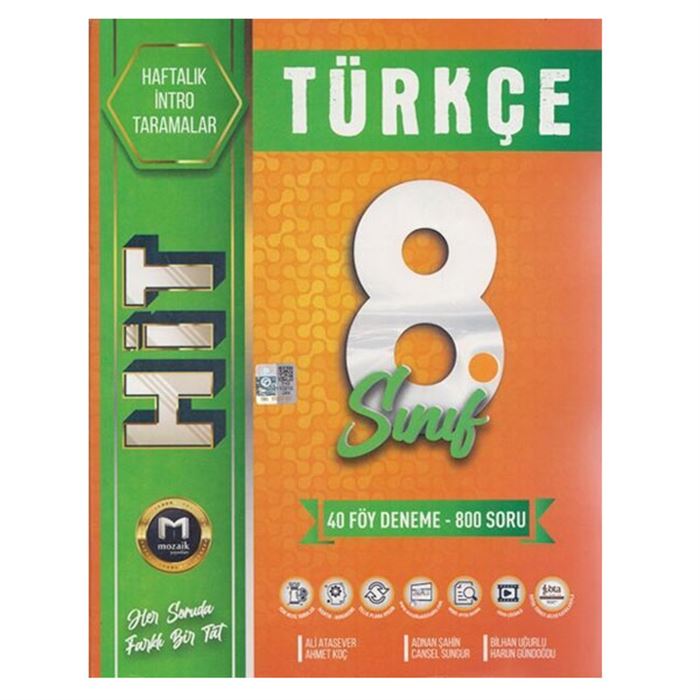 Mozaik Yayınları 8. Sınıf Matematik Hit 32 lı Deneme