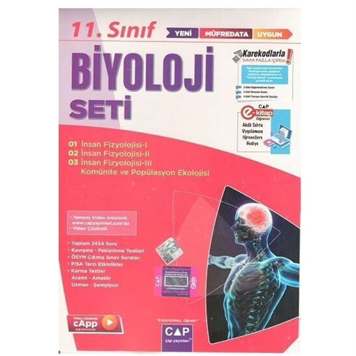 Çap Yayınları 11. Sınıf Anadolu Biyoloji Seti
