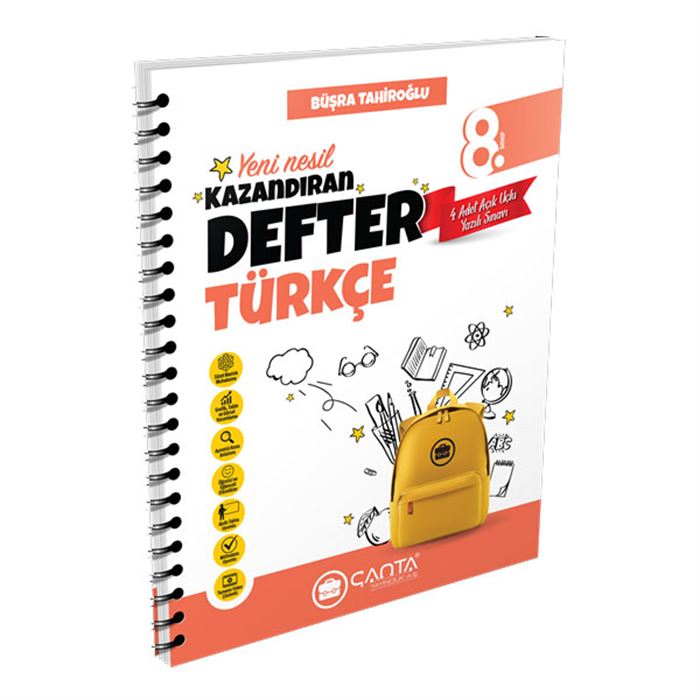 ÇANTA 8.SINIF DEFTER KAZANDIRAN TÜRKÇE